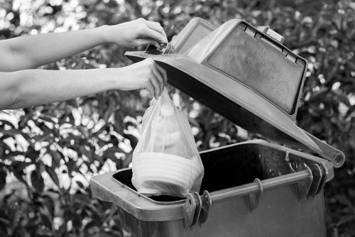 Types of business waste including general and hazardous materials